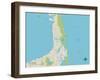 Political Map of Eastham, MA-null-Framed Art Print