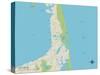 Political Map of Eastham, MA-null-Stretched Canvas