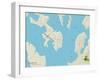 Political Map of Eastport, ME-null-Framed Art Print