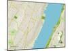 Political Map of Edgewater, NJ-null-Mounted Art Print