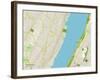 Political Map of Edgewater, NJ-null-Framed Art Print