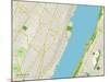 Political Map of Edgewater, NJ-null-Mounted Art Print