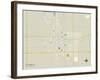 Political Map of El Centro, CA-null-Framed Art Print