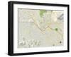 Political Map of El Paso, TX-null-Framed Art Print