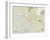 Political Map of El Paso, TX-null-Framed Art Print