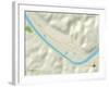 Political Map of Eleanor, WV-null-Framed Art Print