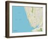 Political Map of Encinitas, CA-null-Framed Art Print