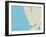 Political Map of Encinitas, CA-null-Framed Art Print