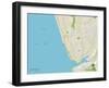 Political Map of Encinitas, CA-null-Framed Art Print