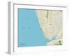 Political Map of Encinitas, CA-null-Framed Art Print