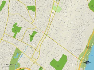Political Map of Englewood, NJ