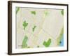 Political Map of Englewood, NJ-null-Framed Art Print