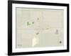 Political Map of Enid, OK-null-Framed Art Print