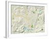 Political Map of Escondido, CA-null-Framed Art Print