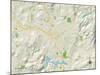 Political Map of Escondido, CA-null-Mounted Art Print