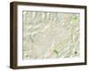 Political Map of Fairmont, WV-null-Framed Art Print