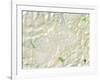 Political Map of Fairmont, WV-null-Framed Art Print