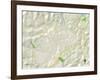 Political Map of Fairmont, WV-null-Framed Art Print