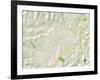 Political Map of Fairmont, WV-null-Framed Art Print