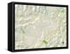 Political Map of Fairmont, WV-null-Framed Stretched Canvas