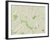 Political Map of Fallston, MD-null-Framed Art Print