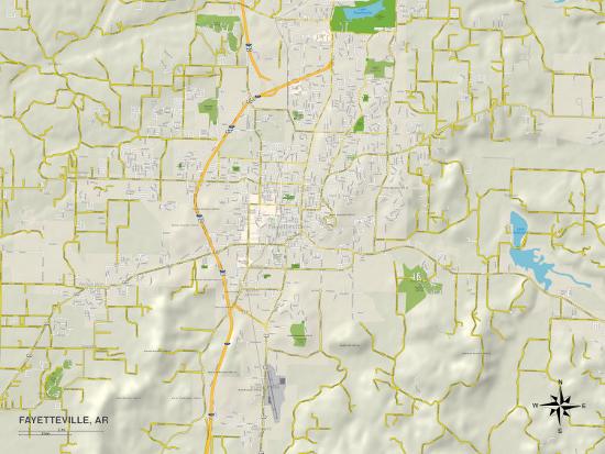 Fayetteville Zip Code Map