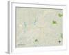 Political Map of Fayetteville, GA-null-Framed Art Print