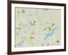 Political Map of Fishers, IN-null-Framed Art Print