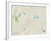 Political Map of Fitzwilliam, NH-null-Framed Art Print