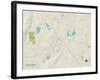 Political Map of Fitzwilliam, NH-null-Framed Art Print