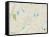 Political Map of Fitzwilliam, NH-null-Framed Stretched Canvas