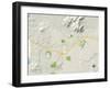 Political Map of Flagstaff, AZ-null-Framed Art Print