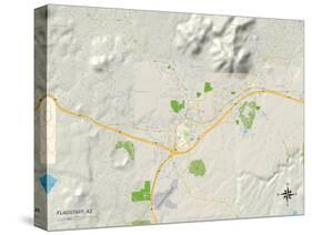 Political Map of Flagstaff, AZ-null-Stretched Canvas