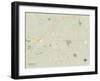 Political Map of Florence, SC-null-Framed Art Print