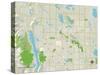 Political Map of Fort Collins, CO-null-Stretched Canvas