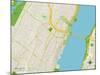 Political Map of Fort Lee, NJ-null-Mounted Art Print