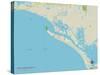 Political Map of Fort Myers Beach, FL-null-Stretched Canvas