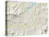 Political Map of Franklin, NC-null-Stretched Canvas