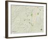 Political Map of Franklin, TN-null-Framed Art Print