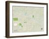 Political Map of Freeport, IL-null-Framed Art Print