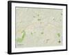 Political Map of Gastonia, NC-null-Framed Art Print