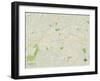 Political Map of Gastonia, NC-null-Framed Art Print