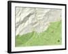 Political Map of Gatlinburg, TN-null-Framed Art Print