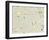 Political Map of Gilbert, AZ-null-Framed Art Print