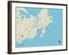 Political Map of Gloucester, MA-null-Framed Art Print