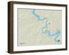 Political Map of Granbury, TX-null-Framed Art Print