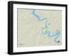 Political Map of Granbury, TX-null-Framed Art Print