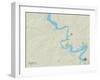 Political Map of Granbury, TX-null-Framed Art Print