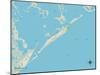 Political Map of Grand Isle, LA-null-Mounted Art Print