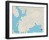 Political Map of Granite Shoals, TX-null-Framed Art Print